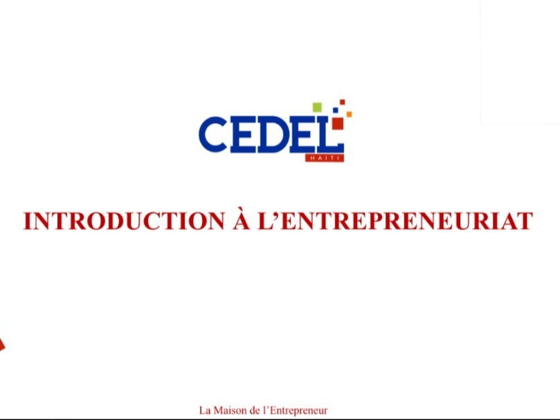 Introduction a l'entreprenariat